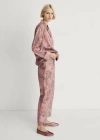 Mango Pijama Trouser Medium Pink