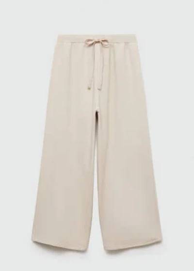 Mango Pantalon In Sable