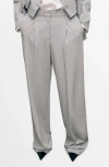 Mango Women's Pinstripe Suit Pants In Gray
