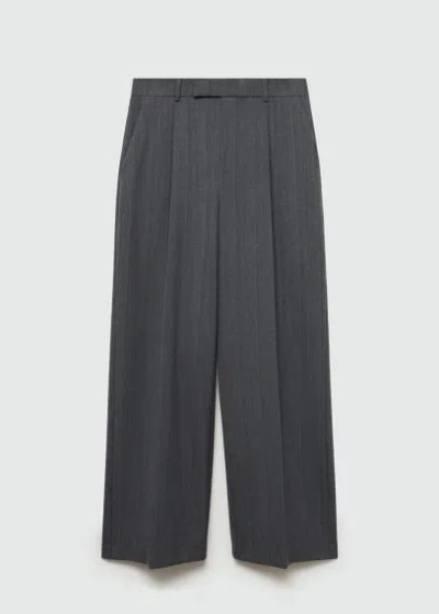 Mango Pantalon In Gris