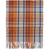 Mango Plaid Scarf In Brown