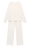 Mango Plain Cotton Pajamas In Neutral
