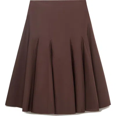 MANGO MANGO PLEAT MIDI SKIRT