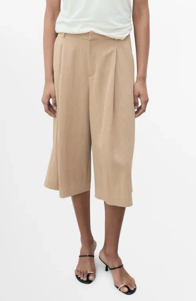 Mango Pleated Bermuda Shorts
