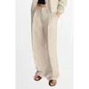 Mango Pleated Linen Pants
