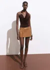 Mango Pleated Skirt Trousers