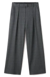 Mango Pleated Straight Leg Pants In Multi
