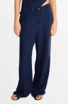 Mango Women's Denim-effect Lyocell Pants