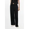 Mango Women's Pleated Wide Leg Pants In Black