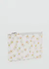 Mango Pochette M- Blanc - Femme - Taille Unique -