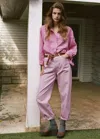 Mango Pocket Linen Shirt In Pink