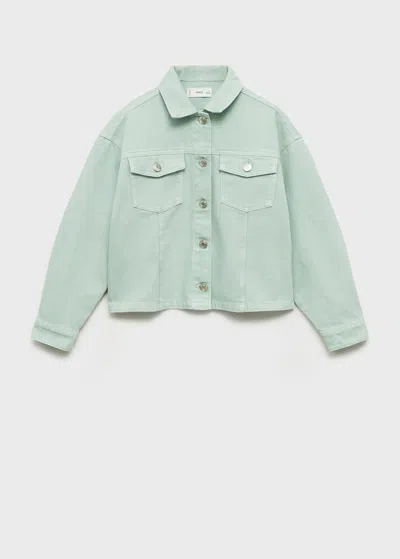 Mango Blouson Vert Pastel - Enfants - 8 -  Kids