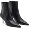 Mango Pointed Toe Bootie In Black