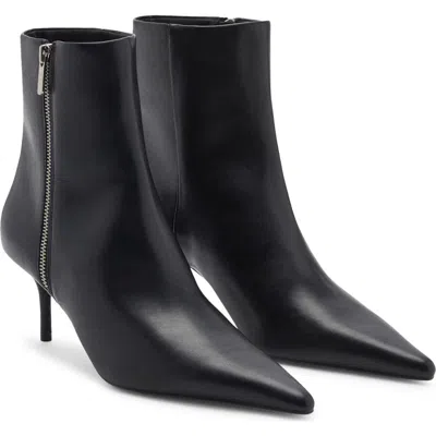 Mango Pointed Toe Bootie In Black
