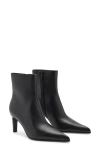 Mango Pointed Toe Bootie In Black