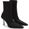 Mango Pointed Toe Bootie In Black