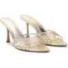 Mango Pointed Toe Slide Sandal In Multi