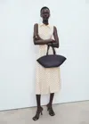 Mango Polka Dot Shirt Dress Ecru In Neutral