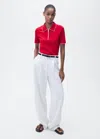 Mango Pull Rouge - Femme - S -