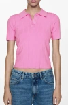 Mango Polo In Pink