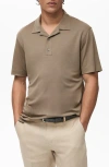 Mango Polo Shirt In Brown