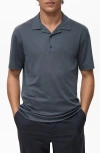 Mango Polo Shirt In Blue