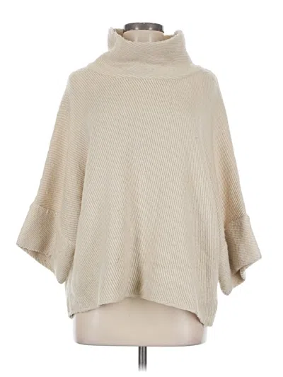 Pre-owned Mango Poncho In Tan