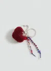 Mango Porte-clés Caur Perles Fantaisie Rouge - Enfants - Taille Unique -  Kids In Multi
