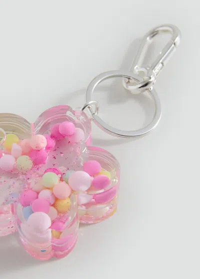 Mango Kids' Combined Leading Keychain Pastel Yellow