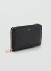 Mango Portefeuille M- Noir - Femme - Taille Unique -  In Black