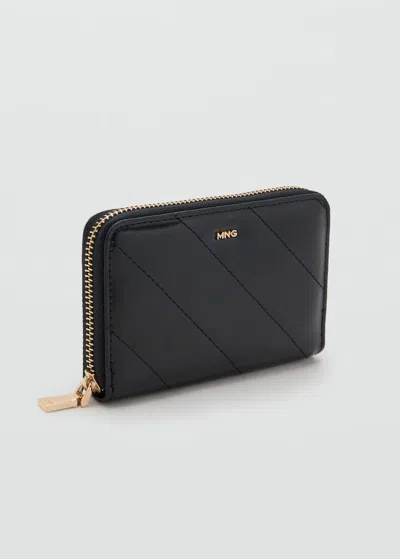 Mango Portefeuille M- Noir - Femme - Taille Unique -  In Black