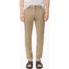 Mango Prato Crop Tapered Stretch Cotton Chinos In Brown