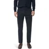 Mango Prato Crop Tapered Stretch Cotton Chinos In Blue