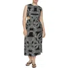 Mango Women's Openings Detail Printed Dress In Black