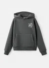 Mango Sweatshirt Charcoal In Green