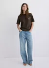 Mango Printed Cotton-blend T-shirt In Multi