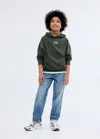 Mango Sweat-shirt Imprimé Capuche Vert Forêt - Enfants - 13-14 Ans -  Kids In Blue
