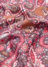Mango Printed Satin Scarf Red In Red