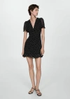 Mango Robe In Noir