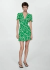 Mango Robe In Vert