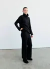 Mango Pull De Pyjama En Maille Col Roulé In Noir