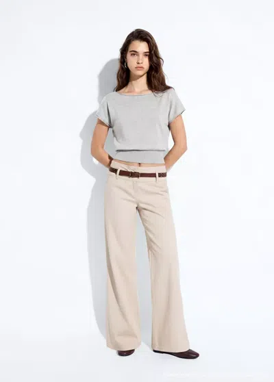 Mango Pull En Maille À Manches Courtes