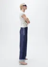 Mango Asymmetrical Low Knit Jersey Ecru In Ecru