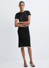 Mango Pull Manches Courtes Combiné In Black