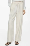 MANGO MANGO PULL-ON RELAXED STRAIGHT LEG PANTS