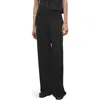 Mango Pull-on Straight Leg Pants In Black