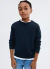 Mango Pull-over Basique Coton Bleu Marine - Enfants - 13-14 Ans -  Kids In Blue