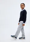 Mango Pull-over Coton Col V Bleu Marine Foncé - Enfants - 13-14 Ans -  Kids In Blue