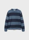 Mango Pull-over En Maille À Rayures Bleu - Enfants - 13-14 Ans -  Kids In Blue
