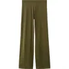 Mango Pull-on Straight Leg Knit Pants In Green